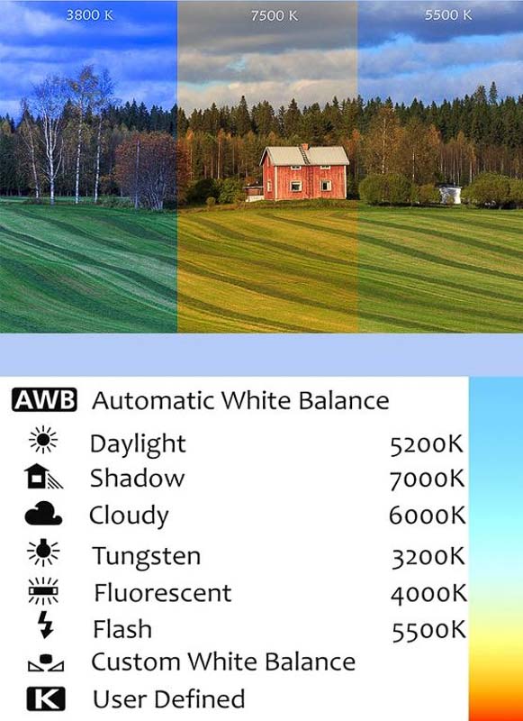 وایت بالانس اضافه شده 8